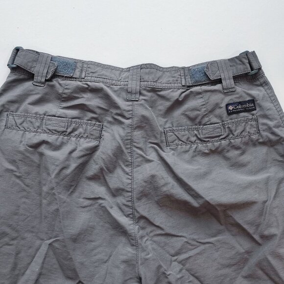 Columbia cargo shorts women's size 8 grey outdoor side pocket - Picture 4 of 11